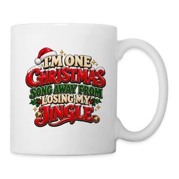 Ein Weihnachts-Jingle-Tee - Tasse - Weiß - Rechts