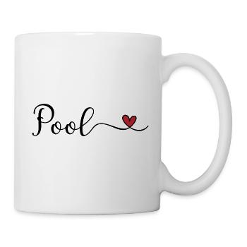 Pool - Tasse - Weiß - Rechts