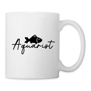 Aquarist Fisch - Tasse - Weiß - Rechts