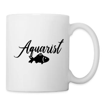 Aquarist Fisch - Tasse - Weiß - Rechts