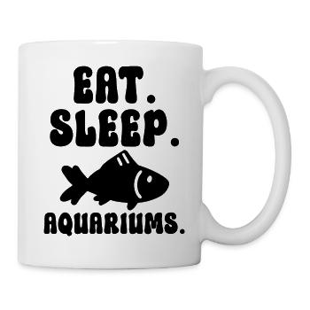 Aquarist Humor - Tasse - Weiß - Rechts