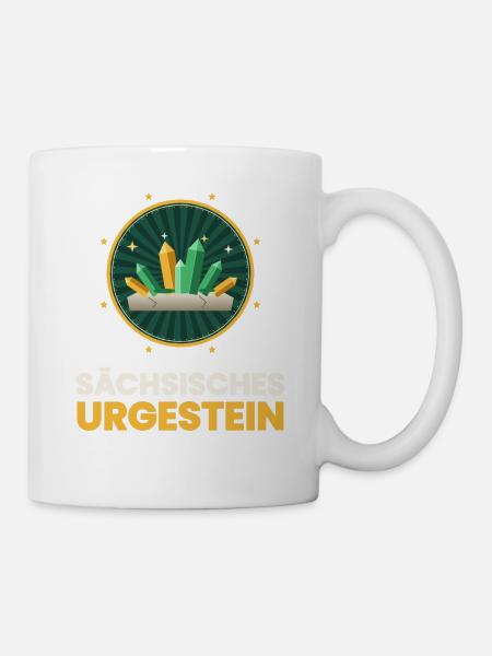 SACHSEN SÄCHSISCHES URGESTEIN - Tasse - Weiß