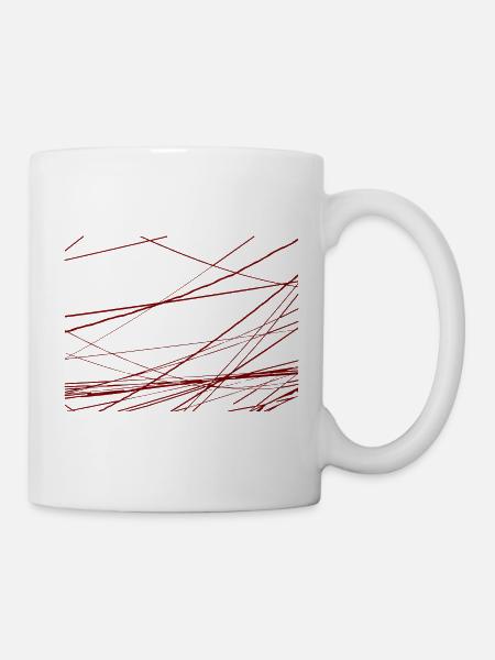 Design Stromkabel durcheinander - Tasse - Weiß