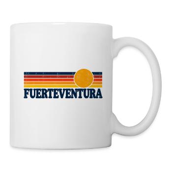 Fuerteventura Sonnenuntergang - Spanien - Kanaren - Tasse - Weiß - Rechts