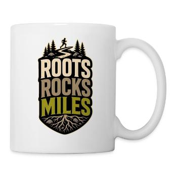 ROOTS ROCKS MILES - Tasse - Weiß - Rechts