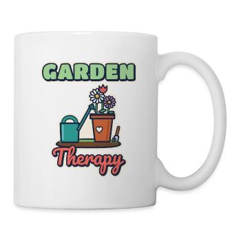 Gartentherapie - Tasse - Weiß - Rechts
