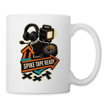 SPIKE TAPE READY - Tasse - Weiß - Rechts