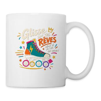 Skate & Shine - Tasse - Weiß - Rechts
