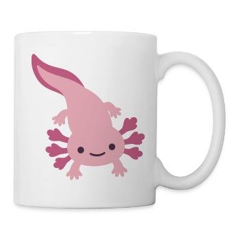 Axolotl Geschenkidee Design Tierfreunde - Tasse - Weiß - Rechts