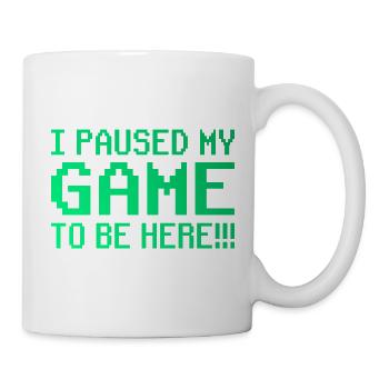 Gamer Spruch Zocken Humor Gaming - Tasse - Weiß - Rechts