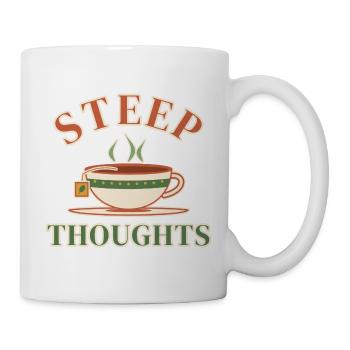 Steile Gedanken - Tasse - Weiß - Rechts