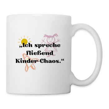 Kita für Erzieherin – Kindergarten Spruch  - Tasse - Weiß - Rechts