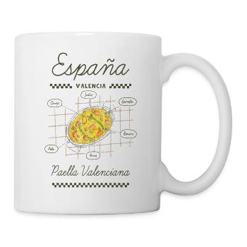 Valencianische Paella - Tasse - Weiß - Rechts