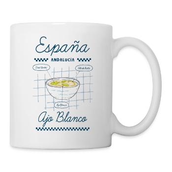 Weißer Knoblauch - Tasse - Weiß - Rechts