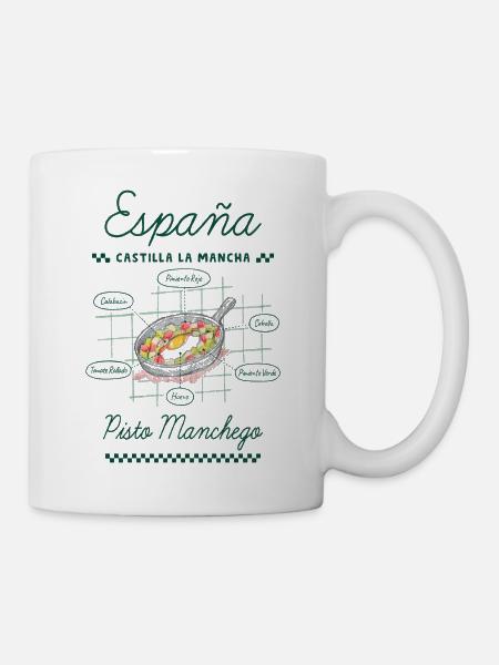 Pisto Manchego - Tasse - Weiß