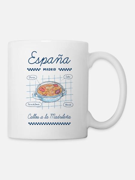 Madrider Kutteln - Tasse - Weiß
