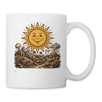 Alles ist in Ordnung (ist es nicht) T-Shirt — Funny Ret - Tasse - Weiß - Rechts