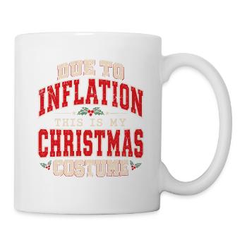 Inflation Christmas Costume - Tasse - Weiß - Rechts