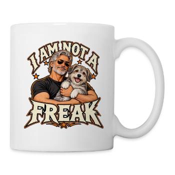 Ich bin kein Freak - Tasse - Weiß - Rechts
