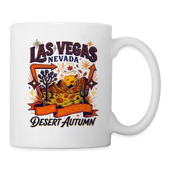 Las Vegas Desert Autumn Neon November - Tasse - Weiß - Rechts