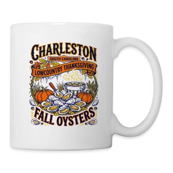Charleston South Carolina Lowcountry Thanksgiving - Tasse - Weiß - Rechts