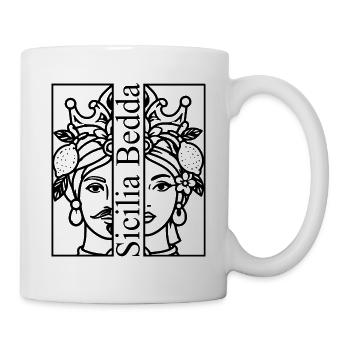 Sicilia Bedda - Tasse - Weiß - Rechts
