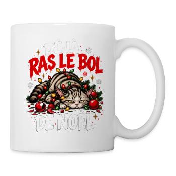 Ich habe schon die Nase voll von Weihnachten - Tasse - Weiß - Rechts