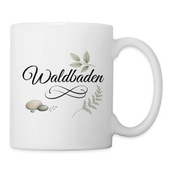 Waldbaden Natur Entspannung - Tasse - Weiß - Rechts