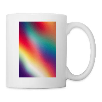 Regenbogenlichtbögen Poster Design - Tasse - Weiß - Rechts