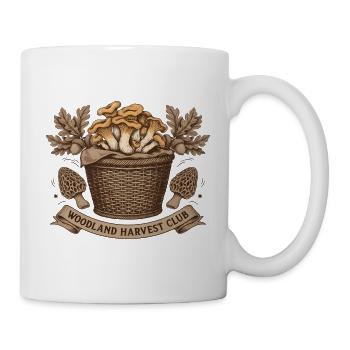 Woodland Harvest Club Pilzsuche - Tasse - Weiß - Rechts