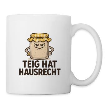 Geschenk für Sauerteig-Anfänger mit Humor - Tasse - Weiß - Rechts