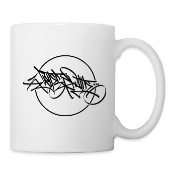 Tag within a circle - Tasse - Weiß - Rechts