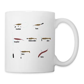 Finesse Rigs, japanische Angelmethoden - Tasse - Weiß - Rechts