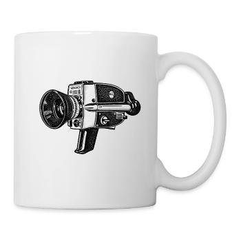 1200 Retro Filmkamera  - Tasse - Weiß - Rechts