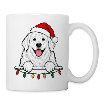 Pyrenäenberghund Weihnachten - Tasse - Weiß - Rechts