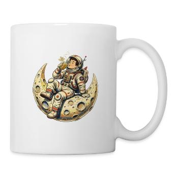 Lunar Astronaut Moon Lounge - Tasse - Weiß - Rechts