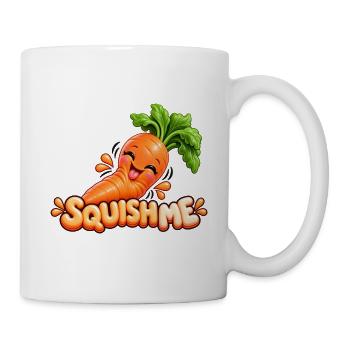 Kuschelige Karotte SquishMe - Tasse - Weiß - Rechts
