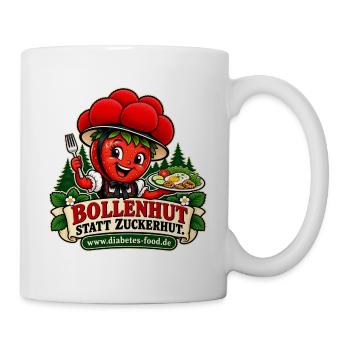 Bollenhut Fruchtmotiv - Tasse - Weiß - Rechts