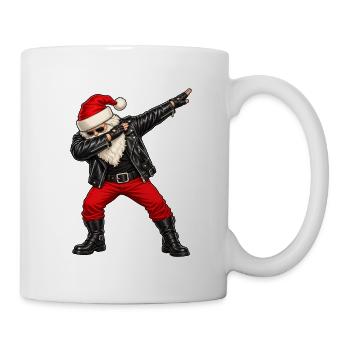 Weichnachten / Weichnachtsmann / Santa Dab - Tasse - Weiß - Rechts