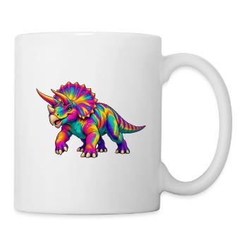 Triceratops - Tasse - Weiß - Rechts