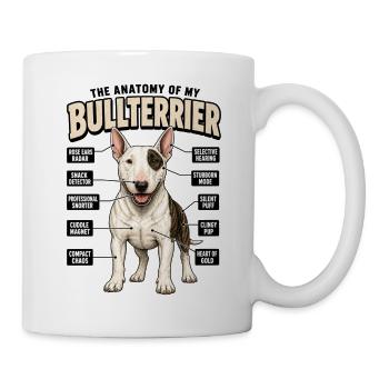 Lustiges Hundetraining Bullterrier Hundebesitzer - Tasse - Weiß - Rechts