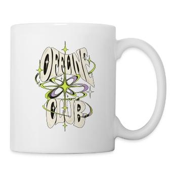 Open Club Retro Psychedelic Design - Tasse - Weiß - Rechts