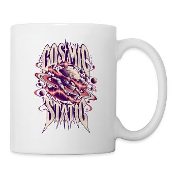 Kosmische Psychedelik Planet - Tasse - Weiß - Rechts