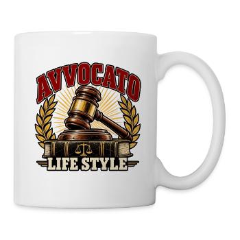 Lebensstil-Anwalt: Recht und Stolz - Tasse - Weiß - Rechts