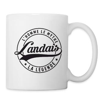Ich homme le mythe landais la légende T-Shirt, Cad... - Tasse - Weiß - Rechts