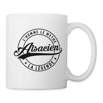 Der Mann Der elsässische Mythos Die Legende T-Shirt Ca... - Tasse - Weiß - Rechts