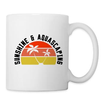 Sunshine Aquascaping Retro - Tasse - Weiß - Rechts