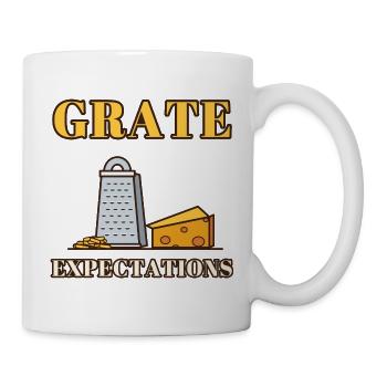 Gittererwartungen - Tasse - Weiß - Rechts