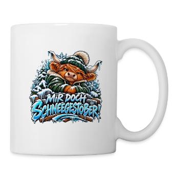 Der grummelige Highland - Tasse - Weiß - Rechts
