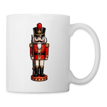 Traditioneller Nußknacker Soldat - Tasse - Weiß - Rechts